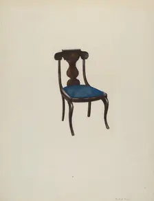 Side Chair, c. 1941. Creator: Herbert S. Frere