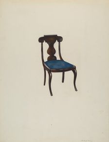 Side Chair, c. 1941. Creator: Herbert S. Frere