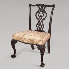 Side Chair, c1755-60. Creator: Unknown