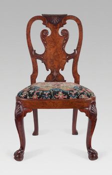 Side Chair, England, c. 1740. Creator: Giles Grendey