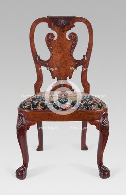 Side Chair, England, c. 1740. Creator: Giles Grendey.