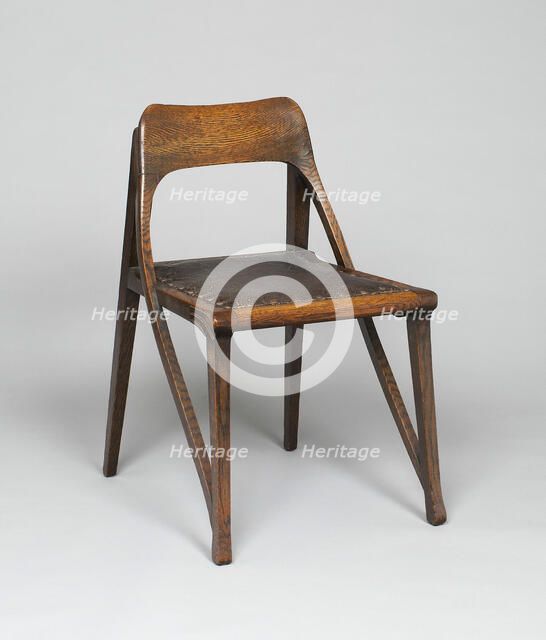 Side Chair, Germany, 1898/99. Creator: Richard Riemerschmid.