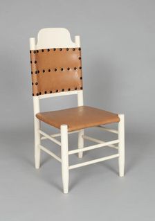 Side Chair (part of a set), c. 1885. Creators: Matthew Meier, Ernest Hagen