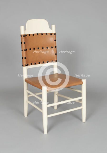 Side Chair (part of a set), c. 1885. Creators: Matthew Meier, Ernest Hagen.