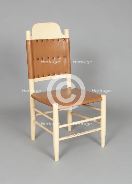 Side Chair (part of a set), c. 1885. Creators: Matthew Meier, Ernest Hagen.