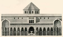 Side Elevation of the Court of the Lions and Fountain 19th century, (1907). Creator: Unknown