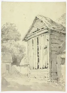 Side of Rotting Barn, 1800/10. Creator: Unknown