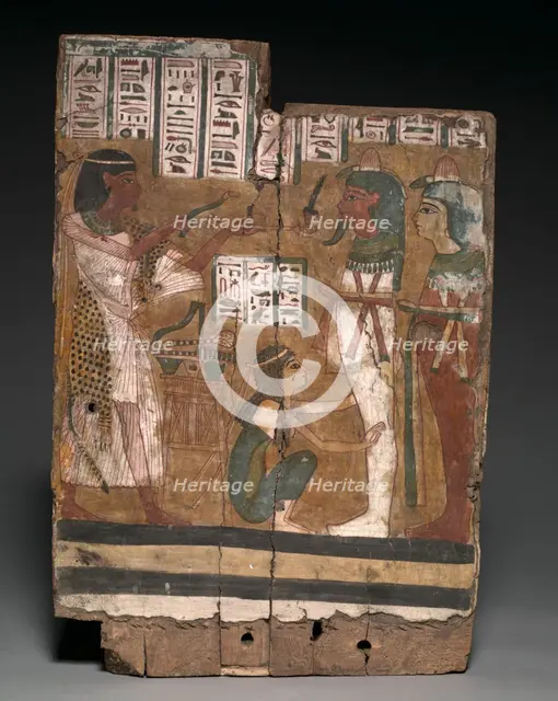 Side Panel from the Coffin of Amenemope, c. 976-889 BC. Creator: Unknown.