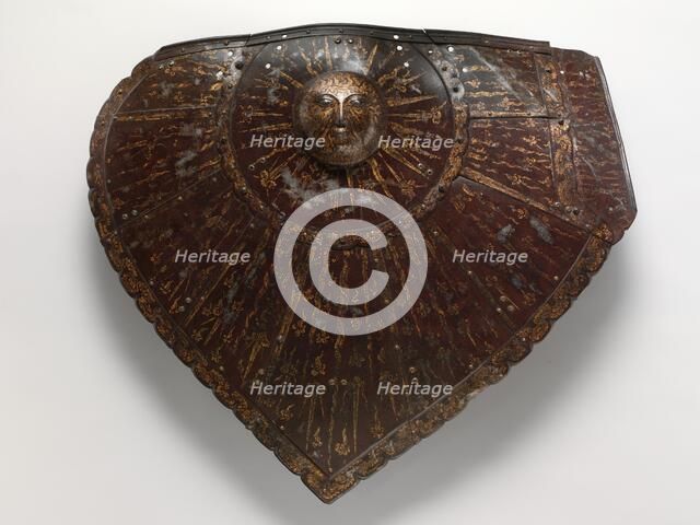 Side Panel of a Flank Defense (Crupper) from a Horse armour, German or Austrian, ca. 1490-1500. Creator: Unknown.