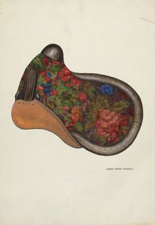 Side Saddle - California Syle, c. 1937. Creator: Harry Mann Waddell