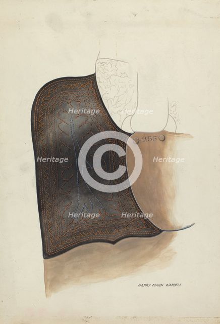 Side Saddle - California Syle, c. 1937. Creator: Harry Mann Waddell.