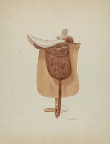 Side Saddle, c. 1938. Creator: Randolph F Miller