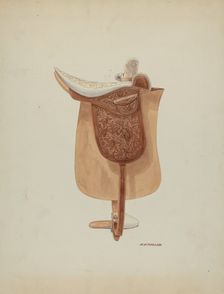 Side Saddle, c. 1938. Creator: Randolph F Miller
