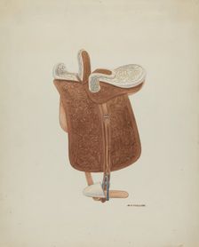 Side Saddle, c. 1938. Creator: Randolph F Miller