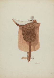 Side Saddle, c. 1940. Creator: Randolph F Miller