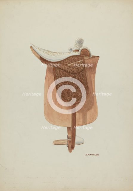 Side Saddle, c. 1940. Creator: Randolph F Miller.
