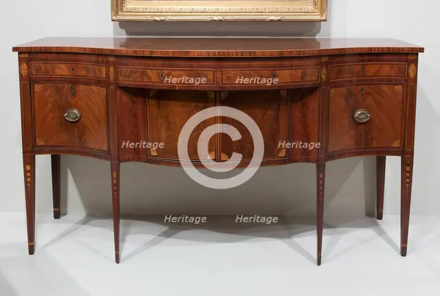 Sideboard, 1790/1815. Creator: Unknown.