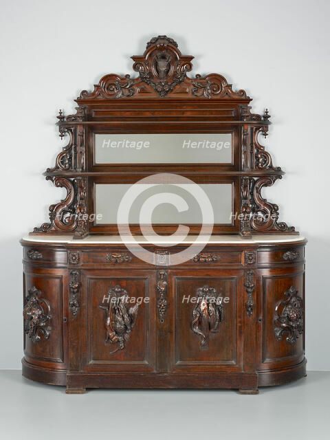 Sideboard, 1850/57. Creator: Alexander Roux.