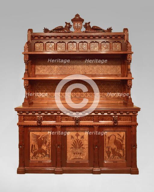 Sideboard, 1868/80. Creator: Daniel Pabst.