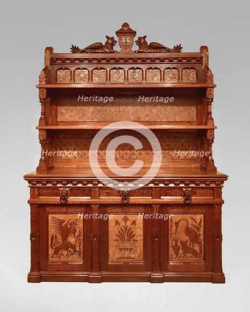 Sideboard, 1868/80. Creator: Daniel Pabst.