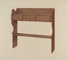 Sideboard, 1935/1942. Creator: Cecily Edwards