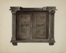 Sideboard, 1935/1942. Creator: Juanita Lantz