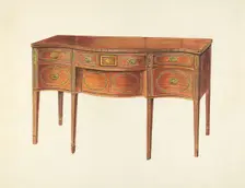 Sideboard, 1935/1942. Creator: Unknown