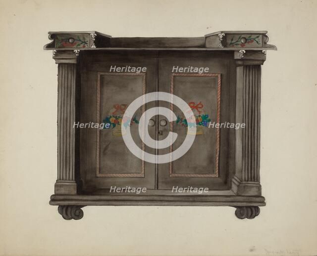 Sideboard, 1935/1942. Creator: Juanita Lantz.