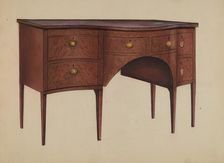 Sideboard, 1936. Creator: Arsen Maralian