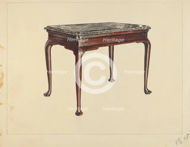 Sideboard, 1936. Creator: M. Rosenshield-von-Paulin.
