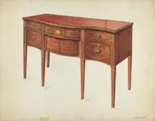 Sideboard, c. 1953. Creator: Harry Eisman