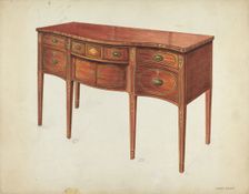 Sideboard, c. 1953. Creator: Harry Eisman