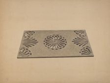 Sidewalk Grating, c. 1939. Creator: Sydney Roberts