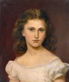 Sidonie Schrotzberg, the artist's daughter, 1870. Creator: Franz Schrotzberg