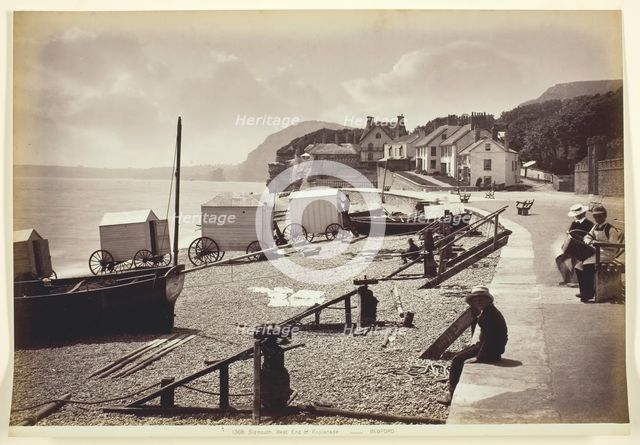 Sidmouth, West of Esplanade, 1860/94. Creator: Francis Bedford.