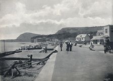 Sidmouth - The Promenade and Beach 1895