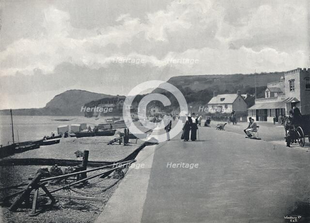 'Sidmouth - The Promenade and Beach', 1895. Artist: Unknown.