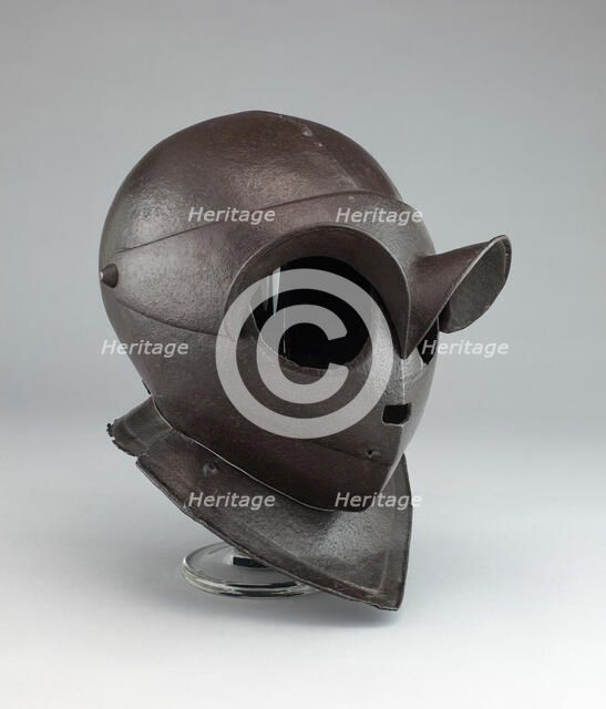 Siege Helmet, Italy, 1610/20. Creator: Unknown.