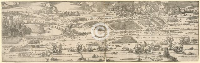 Siege of a Fortress. Creator: Albrecht Dürer (German, 1471-1528).