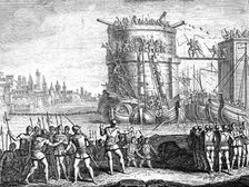 Siege of Damietta, Egypt, 13th century (18th century)