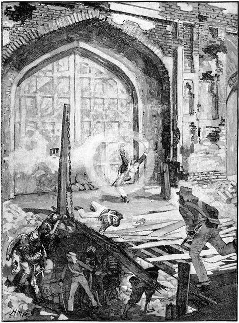 Siege of Delhi, Indian Mutiny, September 1857 (c1895). Artist: Unknown
