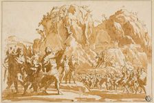Siege of Jericho, n.d. Creator: Giovanni Francesco Grimaldi