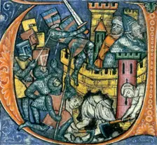 Siege of Jerusalem, 1250-1259. Creator: Unknown