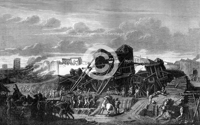Siege of Marseilles by Julius Caesar, 1882-1884. Artist: Unknown