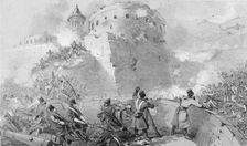 Siege of Sebastopol. Near Entrance of the French into the Town c1850s. Creator: Unknown