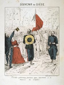 Siege of Paris, 1870-1871. Artist: Anon