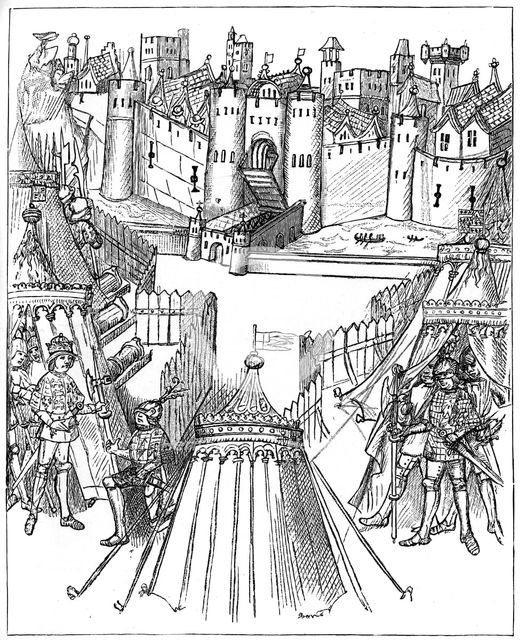 Siege of Rouen, 1418-1419, (1893). Artist: Unknown