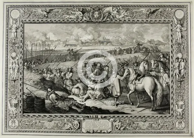 Siege of Tourney MDCLXVII, 1681. Creator: Sebastien Le Clerc.