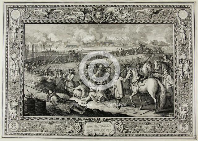Siege of Tourney MDCLXVII, 1681. Creator: Sebastien Le Clerc.