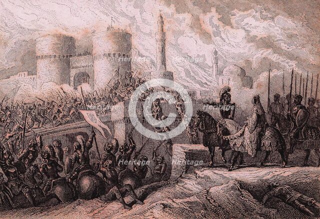 Siege of the city of Granada, by the armies of the Catholic Monarchs, December 1491.